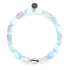 Rainbow White | .925 Sterling Silver | Mermaid Glass Pebble Bracelet
